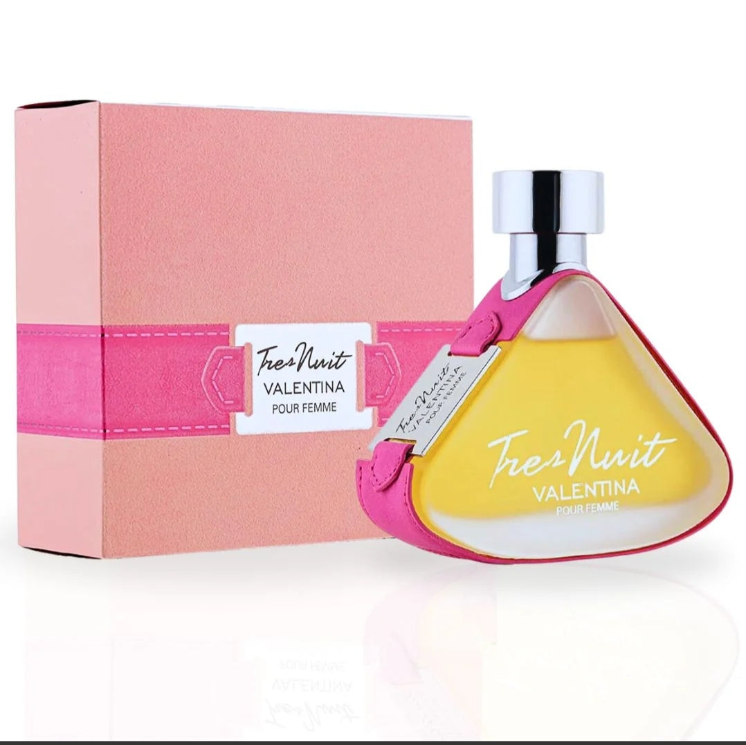 Tres Nuit Valentina Pour Femme EDP Spray 100ML (3.4 OZ) de Armaf | Experimente el lujo atemporal en cada pulverización.