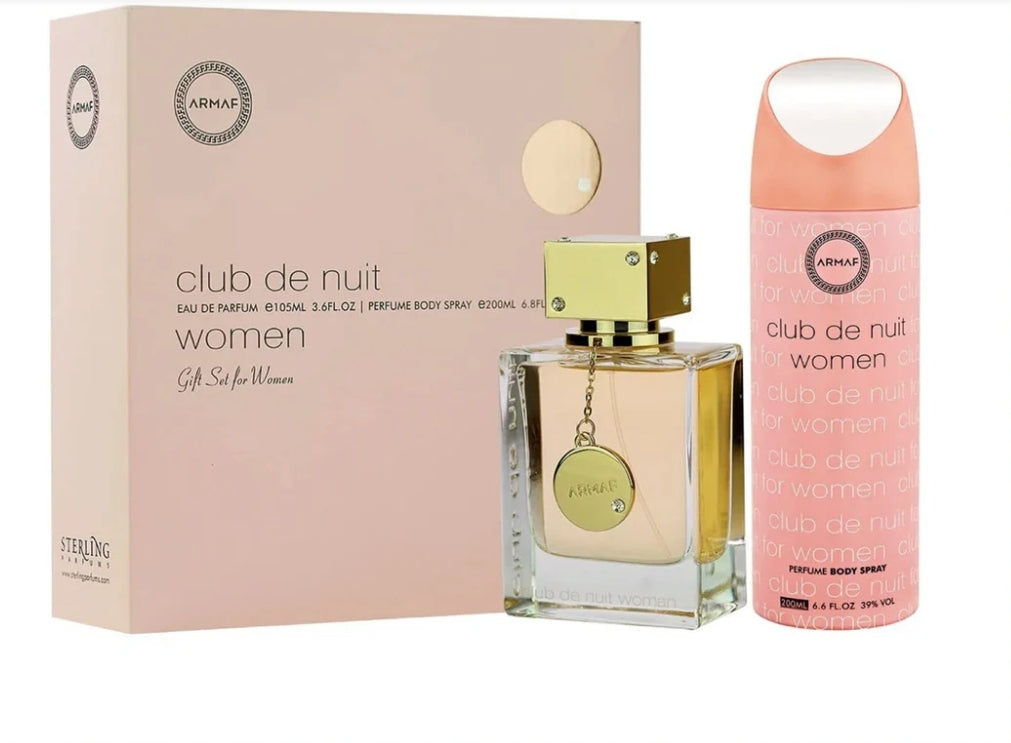 SET CLUB DE NUIT WOMAN 3.6 +6.8 OZ BY ARMAF