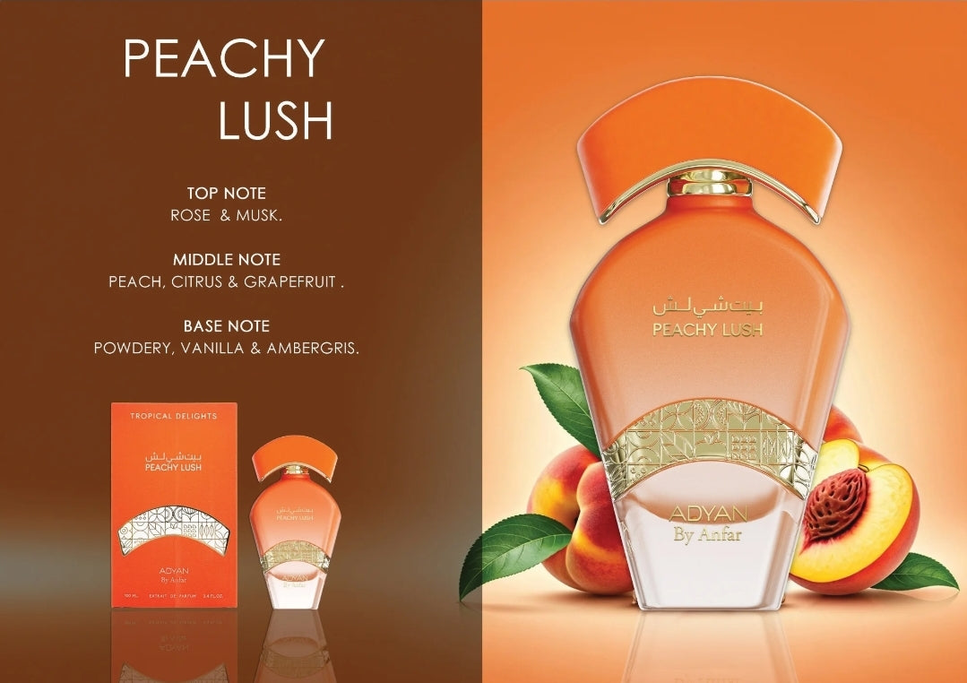 Peachy Lush Extrait De Parfum 100Ml 3.4Oz por Adyan