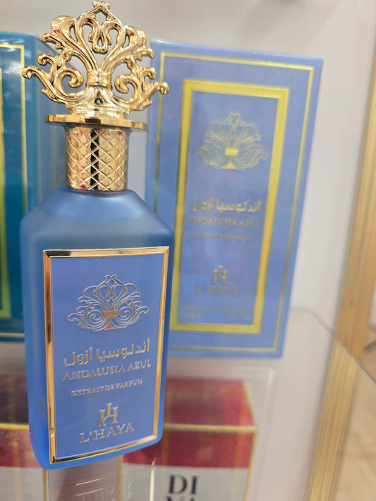 ANDALUSIA AZUL. L'HAYA..Unisex extracto de perfume
