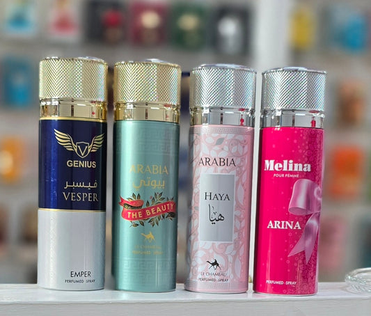 4 body spray × $20.00